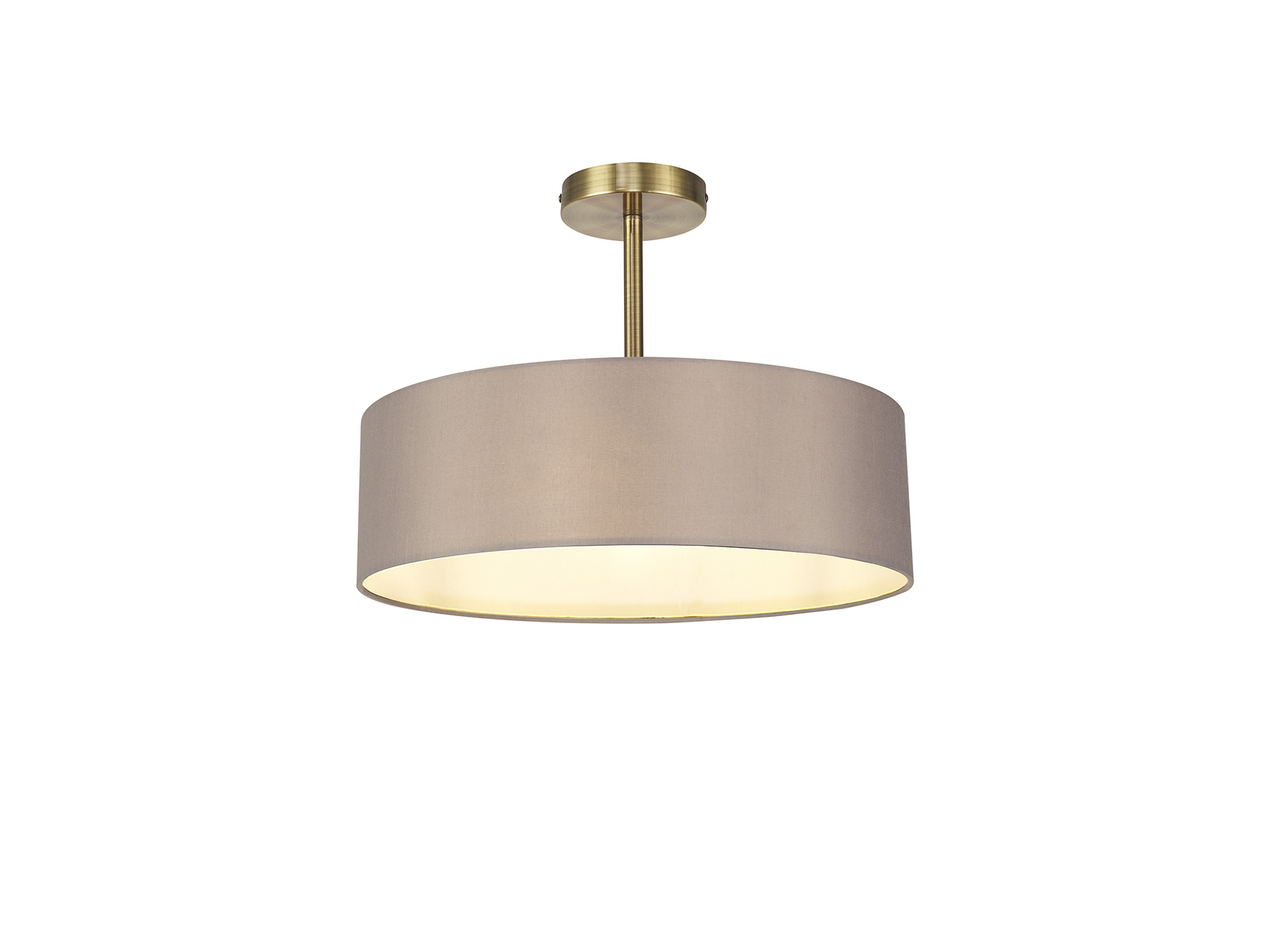 Baymont AB GR Ceiling Lights Deco Semi Flush Fittings